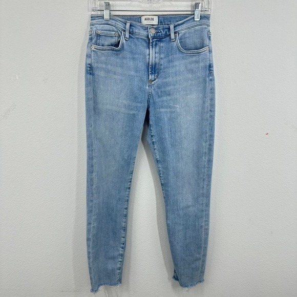 Agolde Denim - AGOLDE Los Angeles Denim Jeans Sophie Size 28 Light Wash High Rise Classic